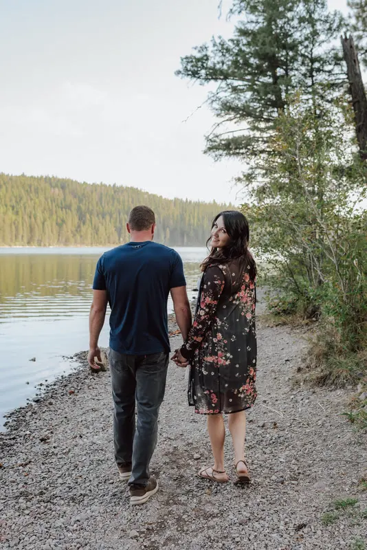 Coastal engagement session, photo 4