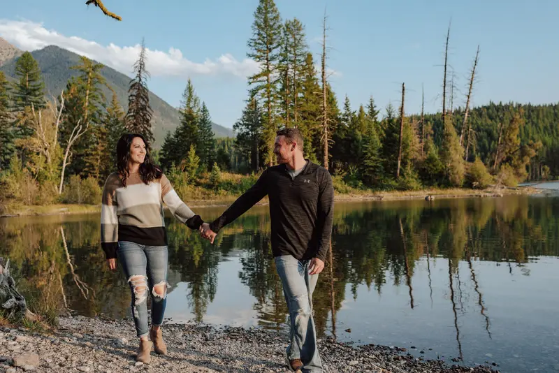 Coastal engagement session, photo 5