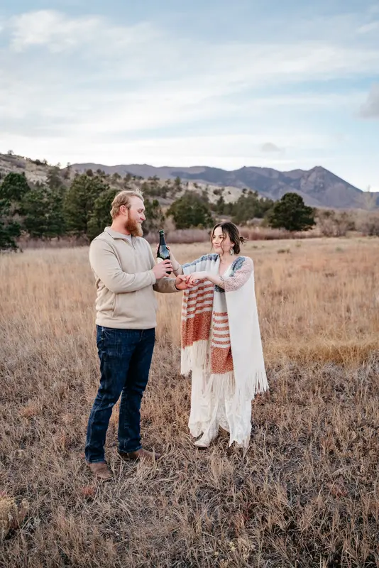 Coastal engagement session, photo 13