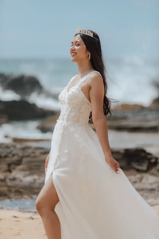 Coastal engagement session, photo 15