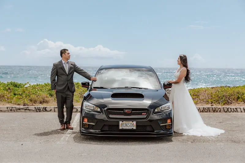 Coastal engagement session, photo 17