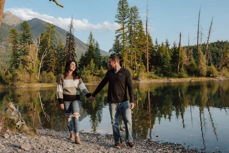 Coastal engagement session, photo 26