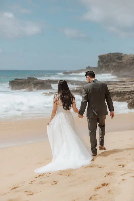Coastal engagement session, photo 28