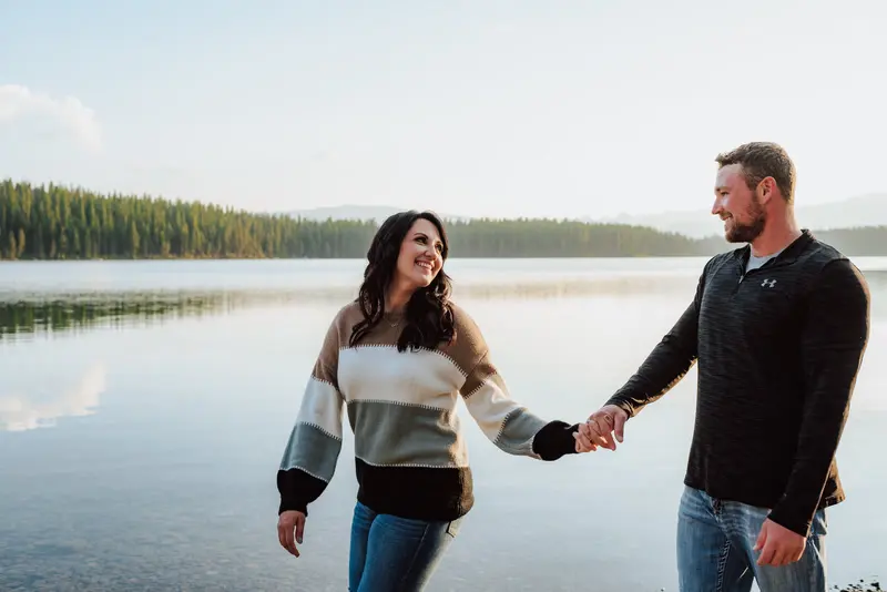 Coastal engagement session, photo 30