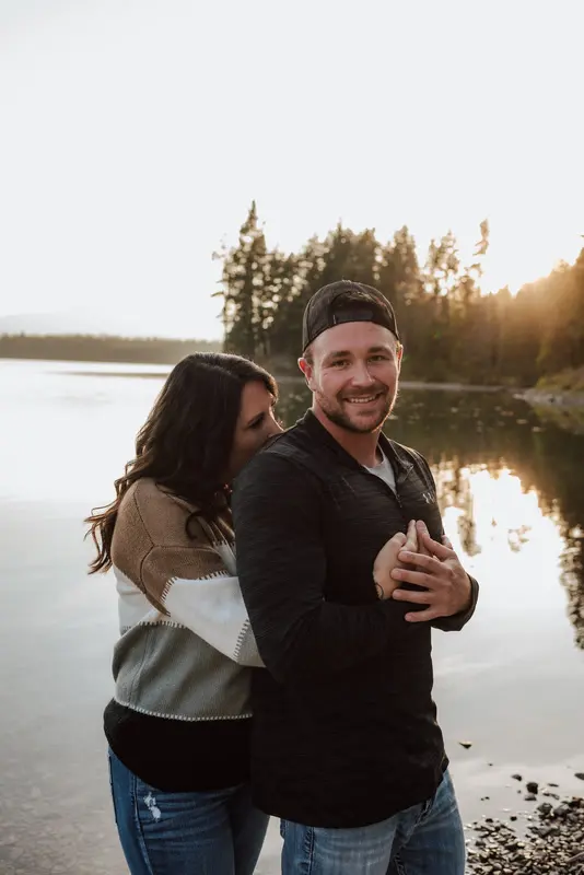 Coastal engagement session, photo 33