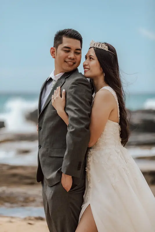 Coastal engagement session, photo 39