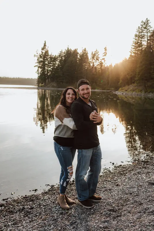 Coastal engagement session, photo 42