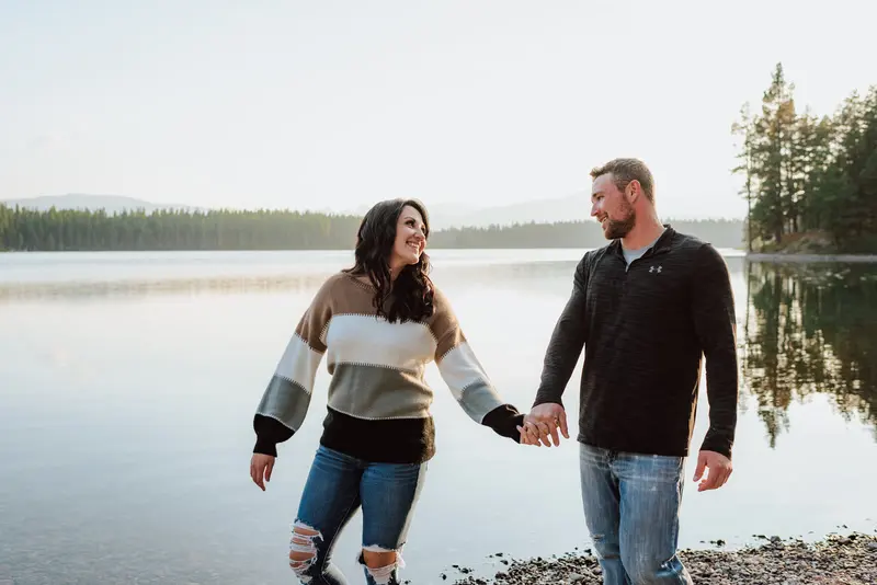 Coastal engagement session, photo 46
