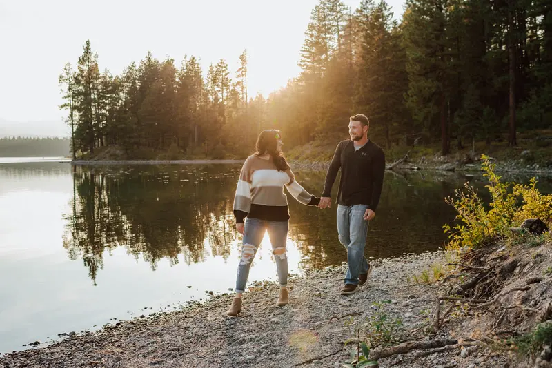 Coastal engagement session, photo 47