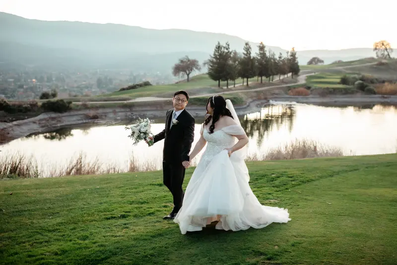 Hilltop terrace wedding, photo 28