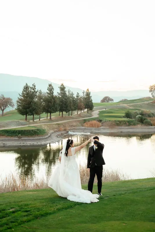 Hilltop terrace wedding, photo 29