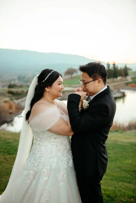 Hilltop terrace wedding, photo 45