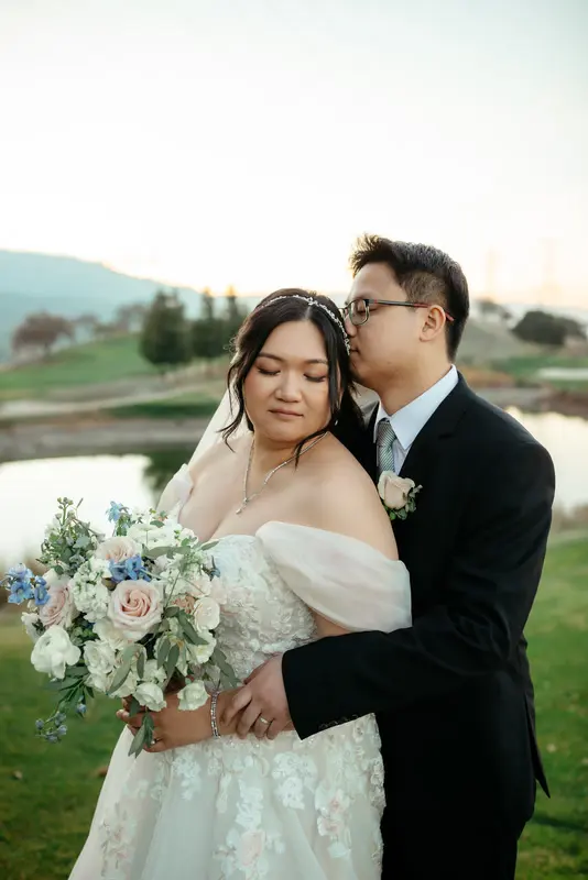Hilltop terrace wedding, photo 48