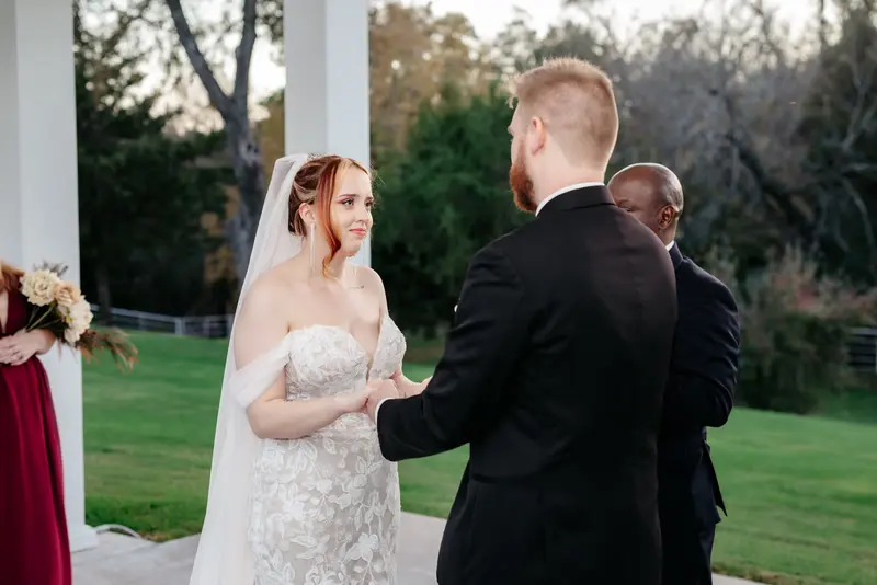 Ceremony at a glass-walled venue, photo 18