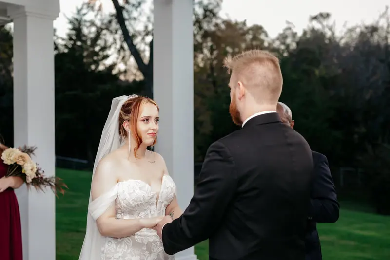 Ceremony at a glass-walled venue, photo 22