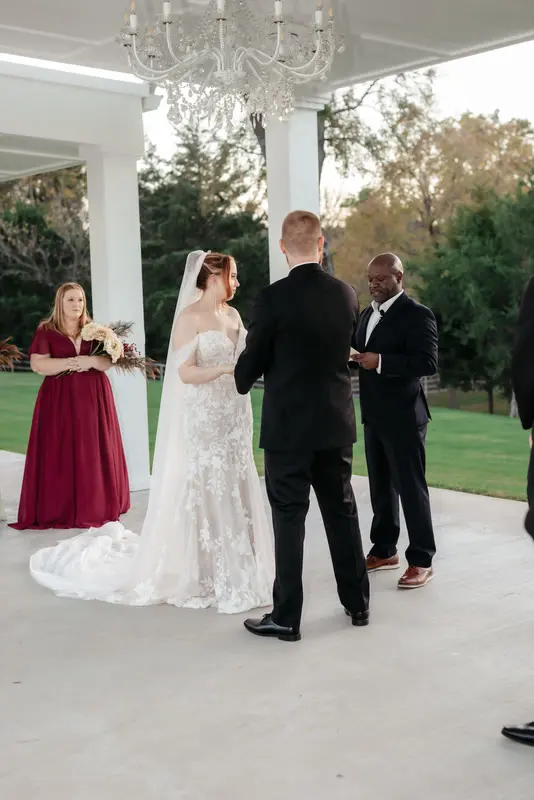Ceremony at a glass-walled venue, photo 25