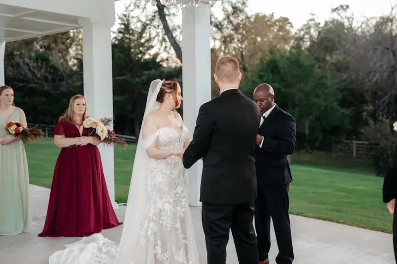 Ceremony at a glass-walled venue, photo 27