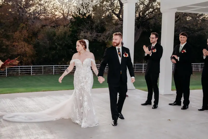 Ceremony at a glass-walled venue, photo 28