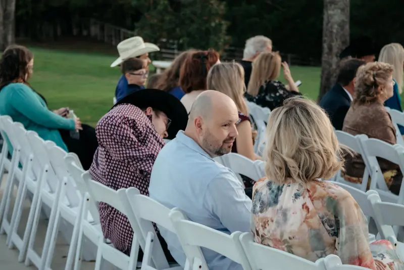 Ceremony at a glass-walled venue, photo 30
