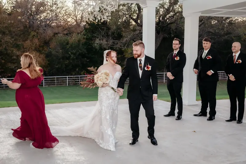 Ceremony at a glass-walled venue, photo 36