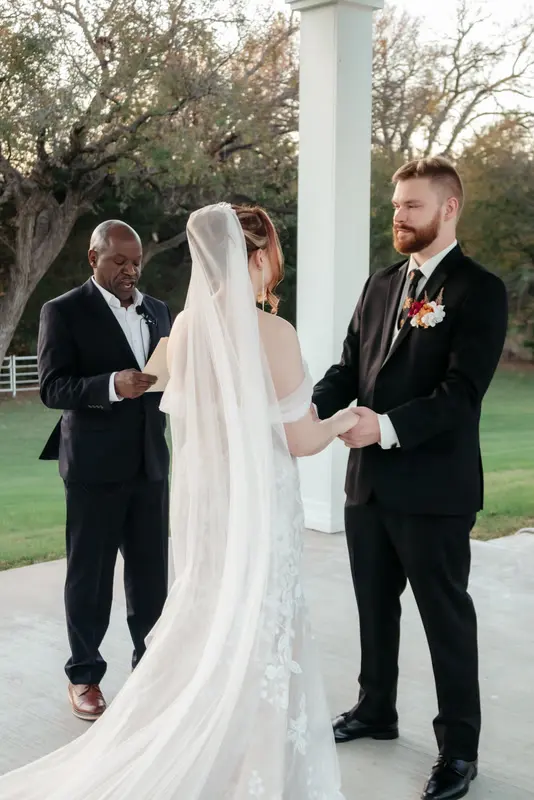 Ceremony at a glass-walled venue, photo 42