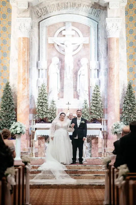 Winter ballroom wedding, photo 18