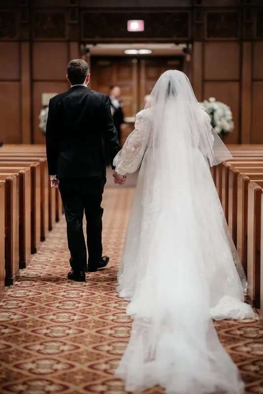 Winter ballroom wedding, photo 27