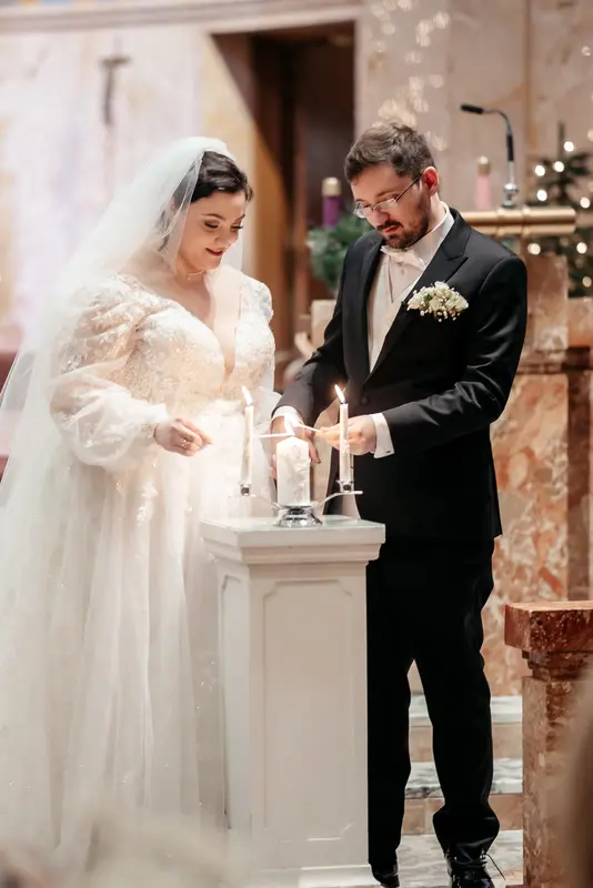 Winter ballroom wedding, photo 31