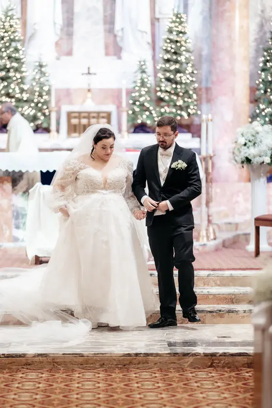 Winter ballroom wedding, photo 38