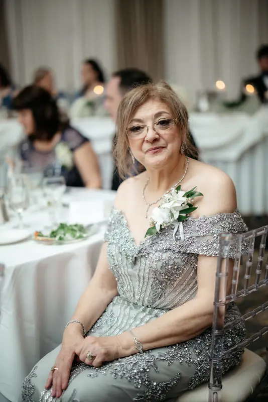 Winter ballroom wedding, photo 41