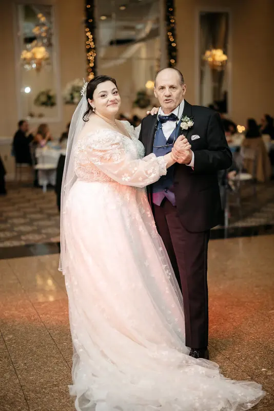 Winter ballroom wedding, photo 42