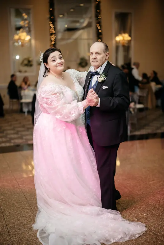 Winter ballroom wedding, photo 43