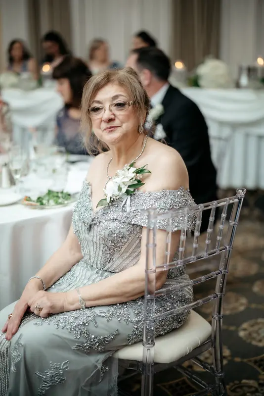 Winter ballroom wedding, photo 47