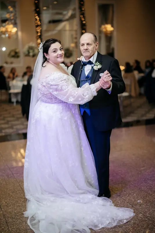 Winter ballroom wedding, photo 48
