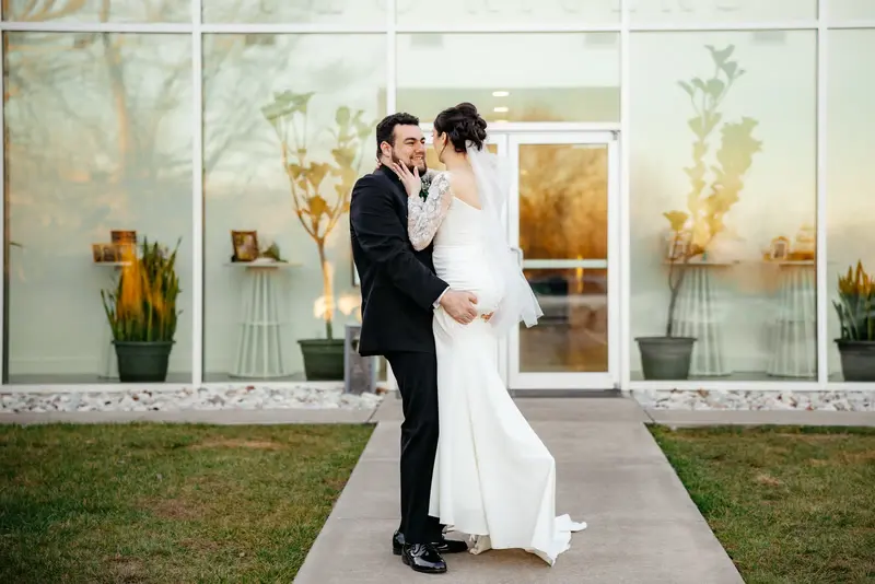 Greenhouse wedding, getting ready to reception, photo 6