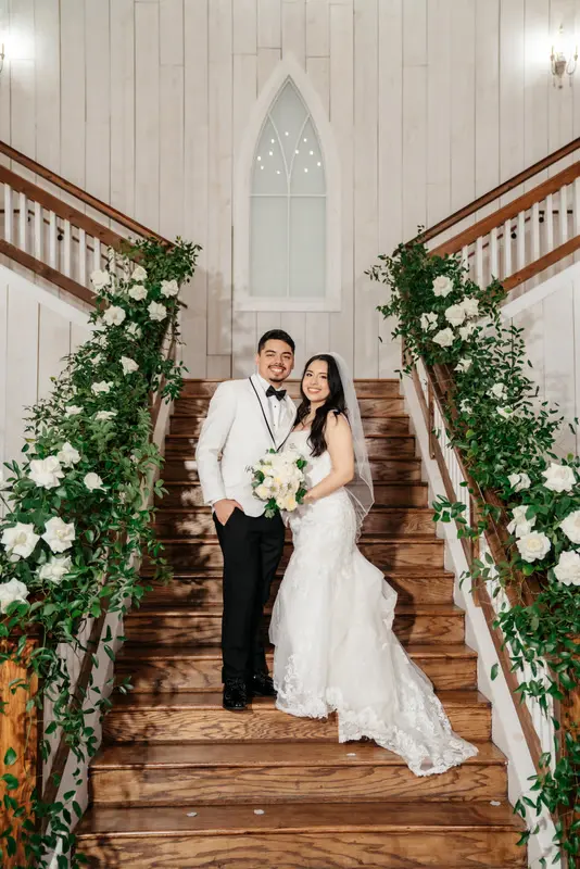 White barn autumn wedding, photo 10