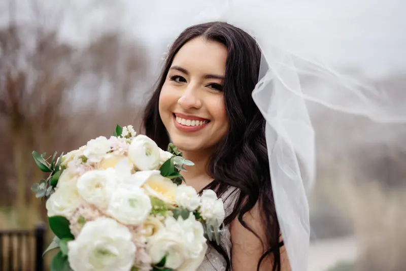White barn autumn wedding, photo 17
