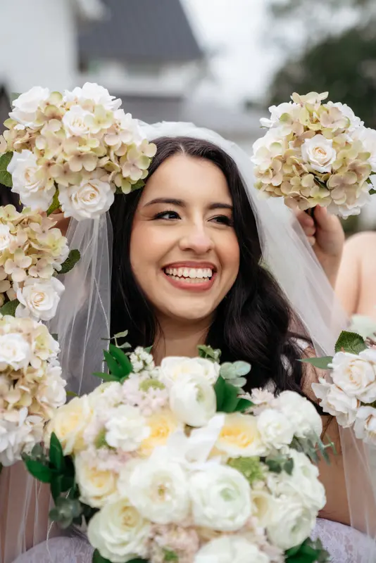 White barn autumn wedding, photo 18