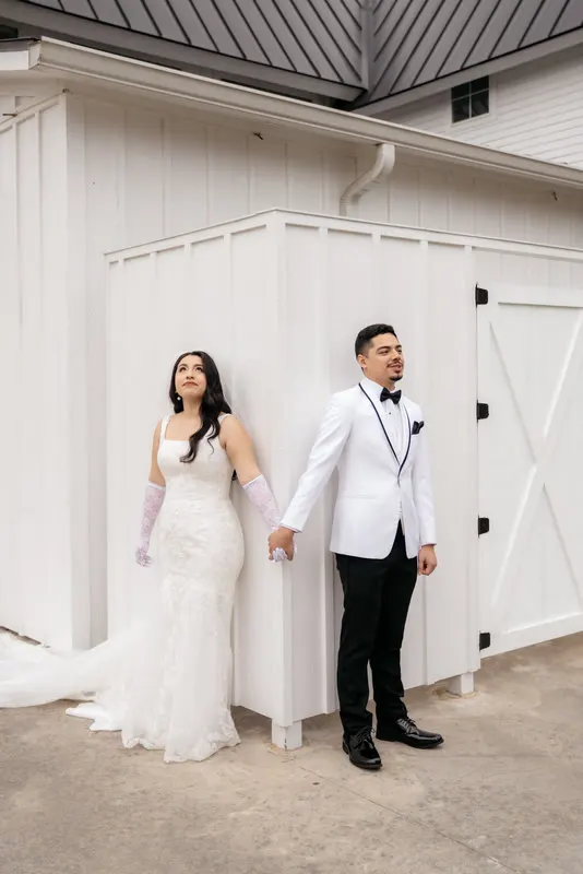 First look against a white wall